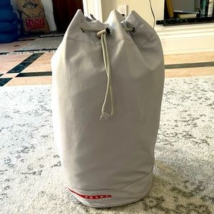 Prada Luna Rossa Bucket Backpack